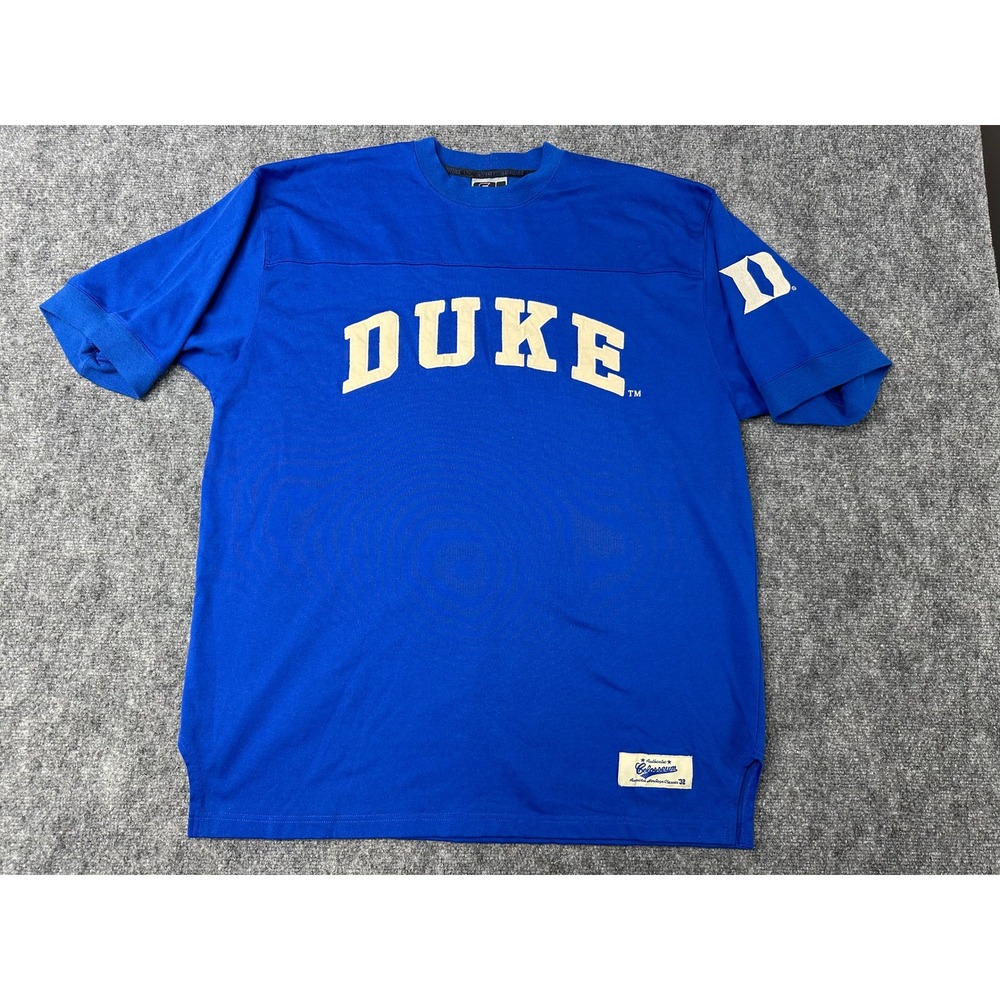 Vintage Colosseum Duke Blue Devils Basketball Jersey T-Shirt Size XXL Royal Blue